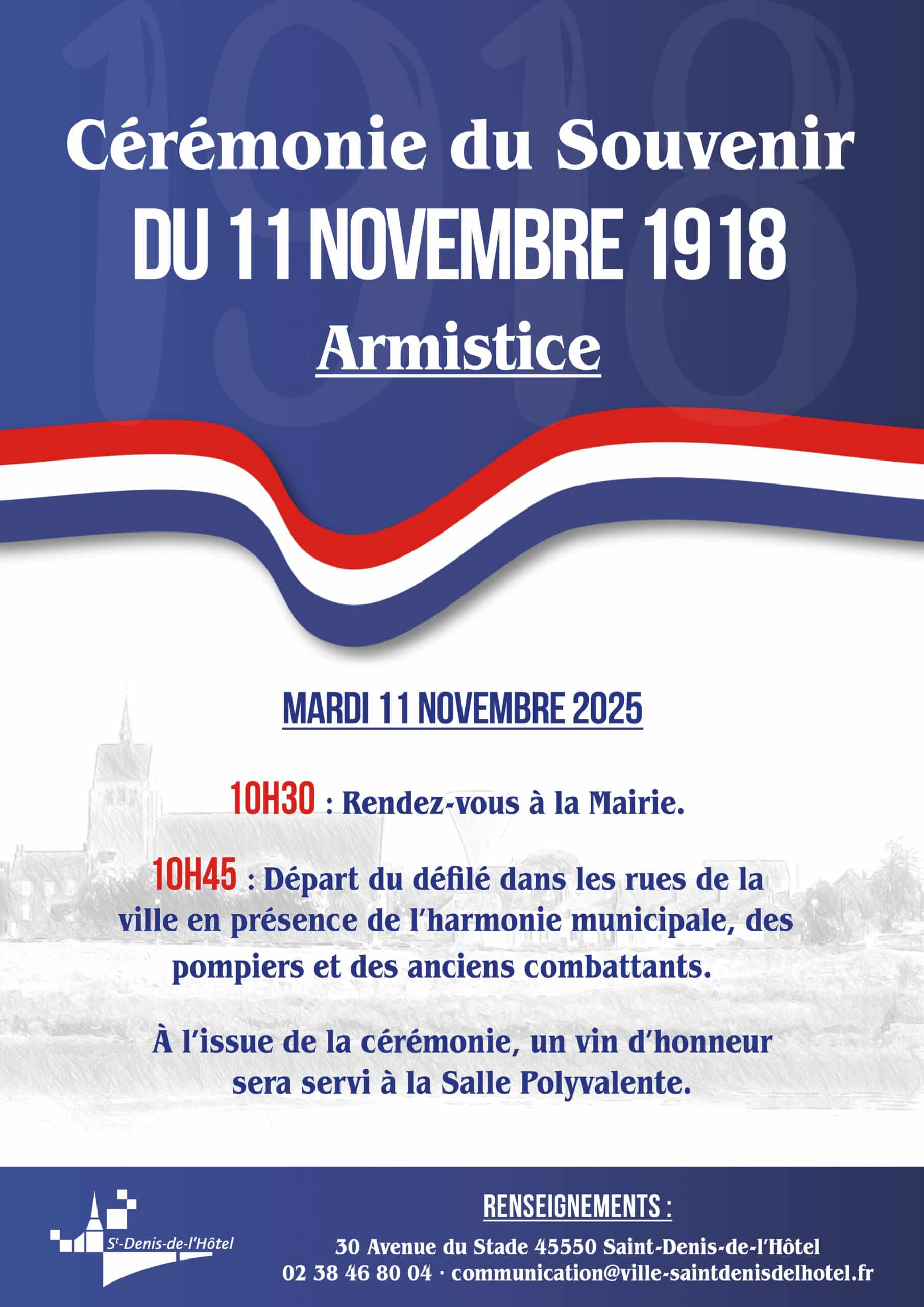 Affiche Commémoration 11 Novembre 2025