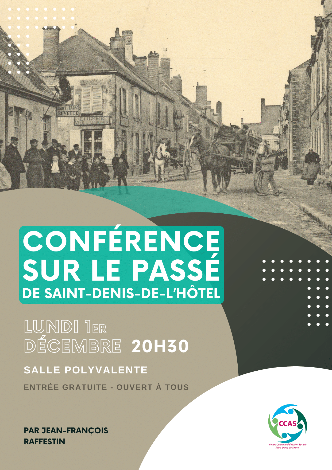 Affiche Conférence ancien SDH 1er Décembre
