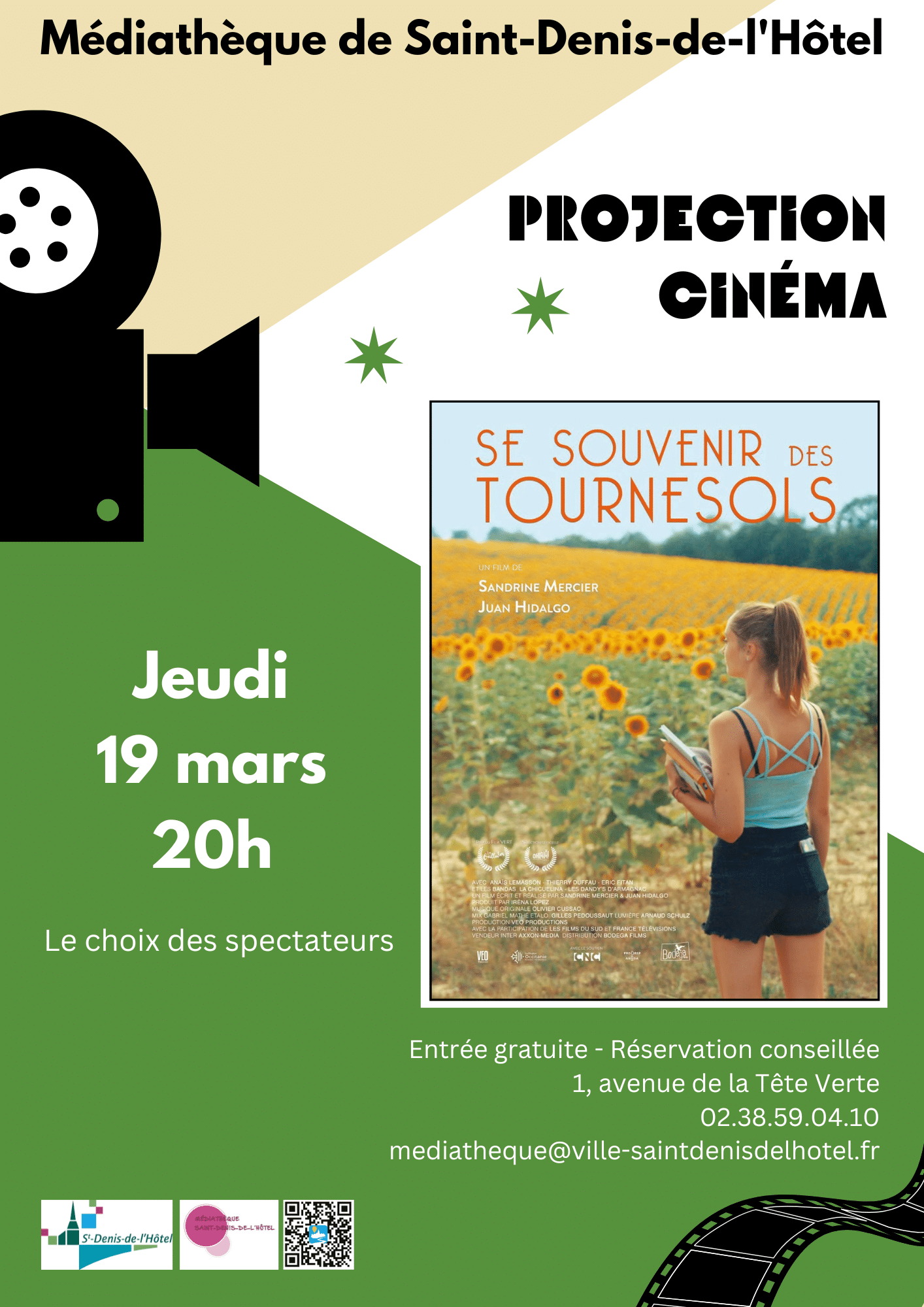 Projection Se souvenir des tournesols
