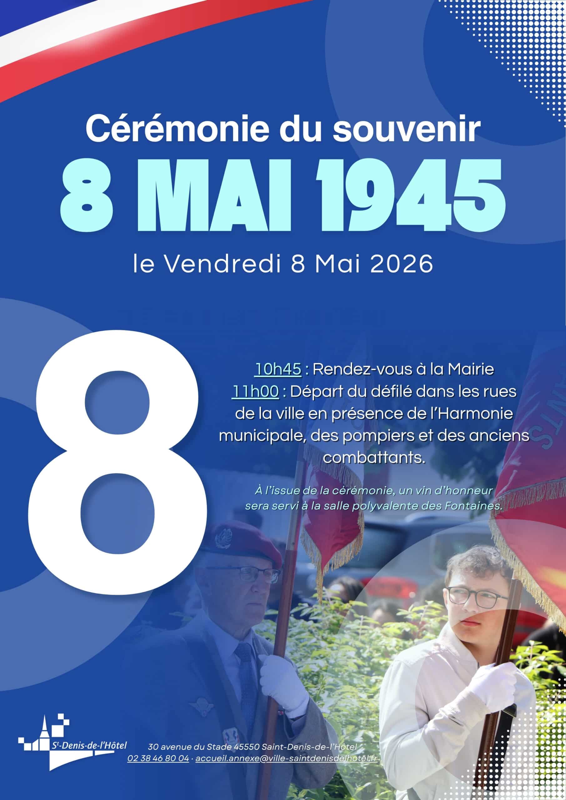Affiche commémoration 8 mai 1945