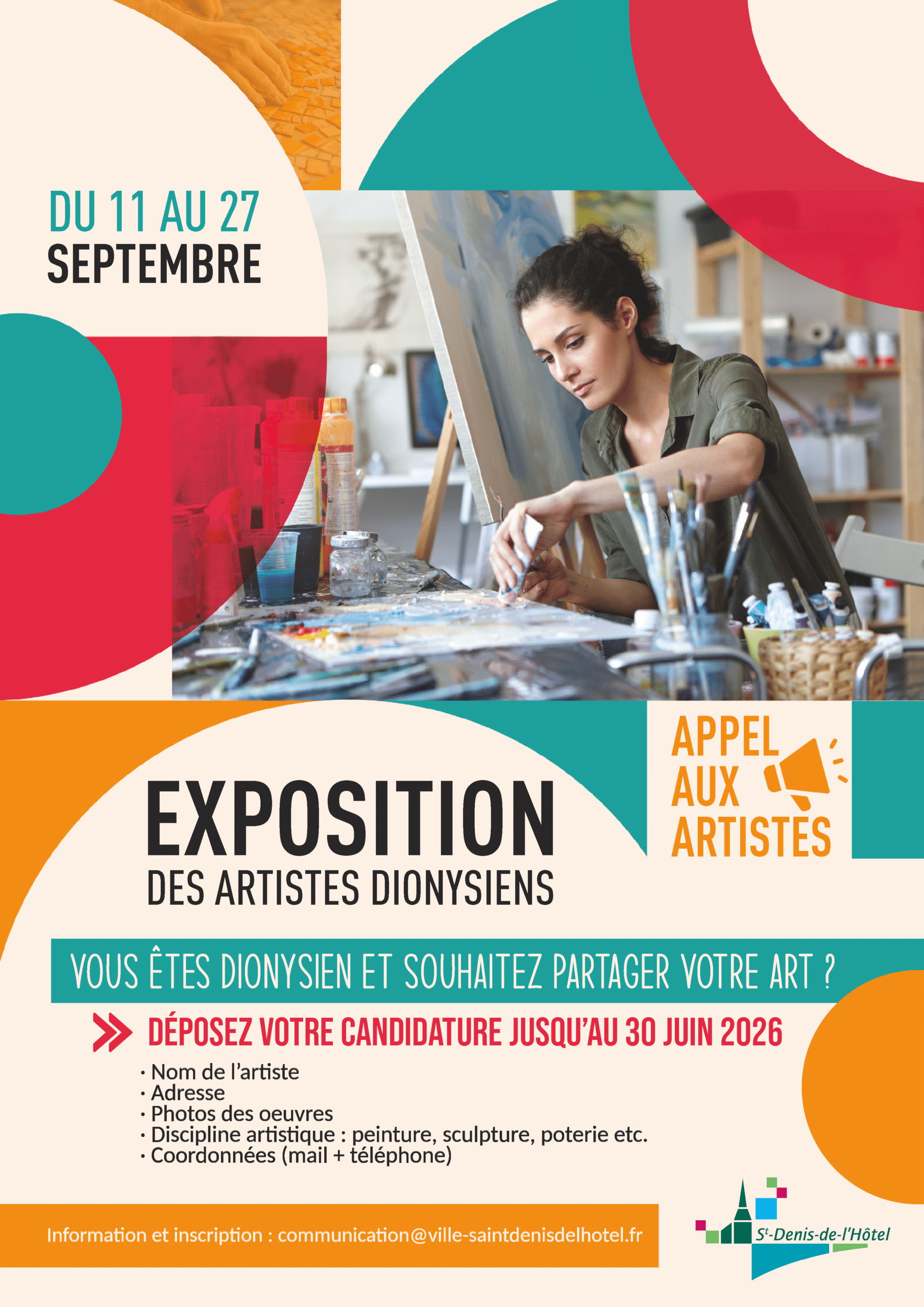 Affiche Expo des Dionysiens 2026