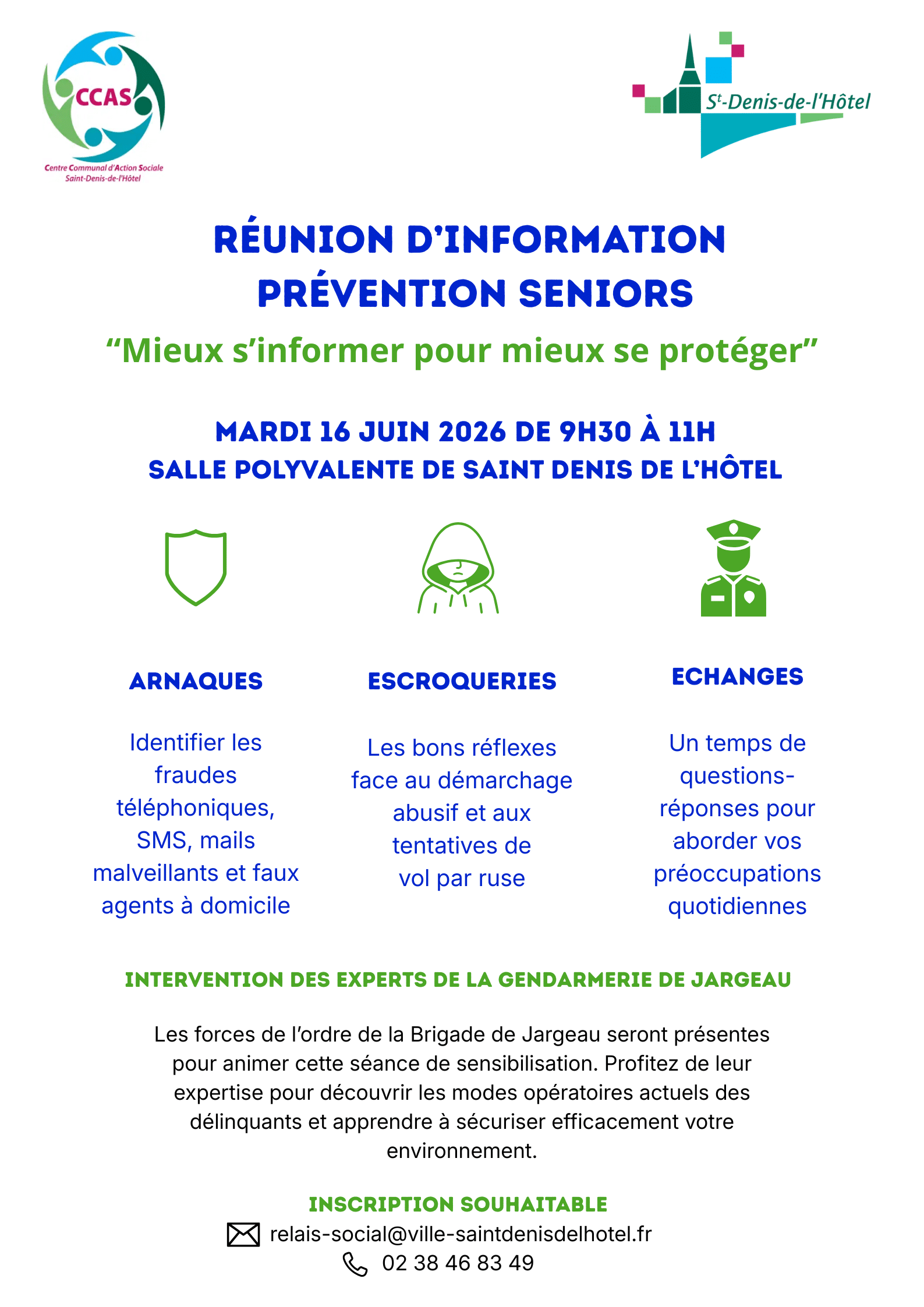 Réunion d’information Prévention Seniors