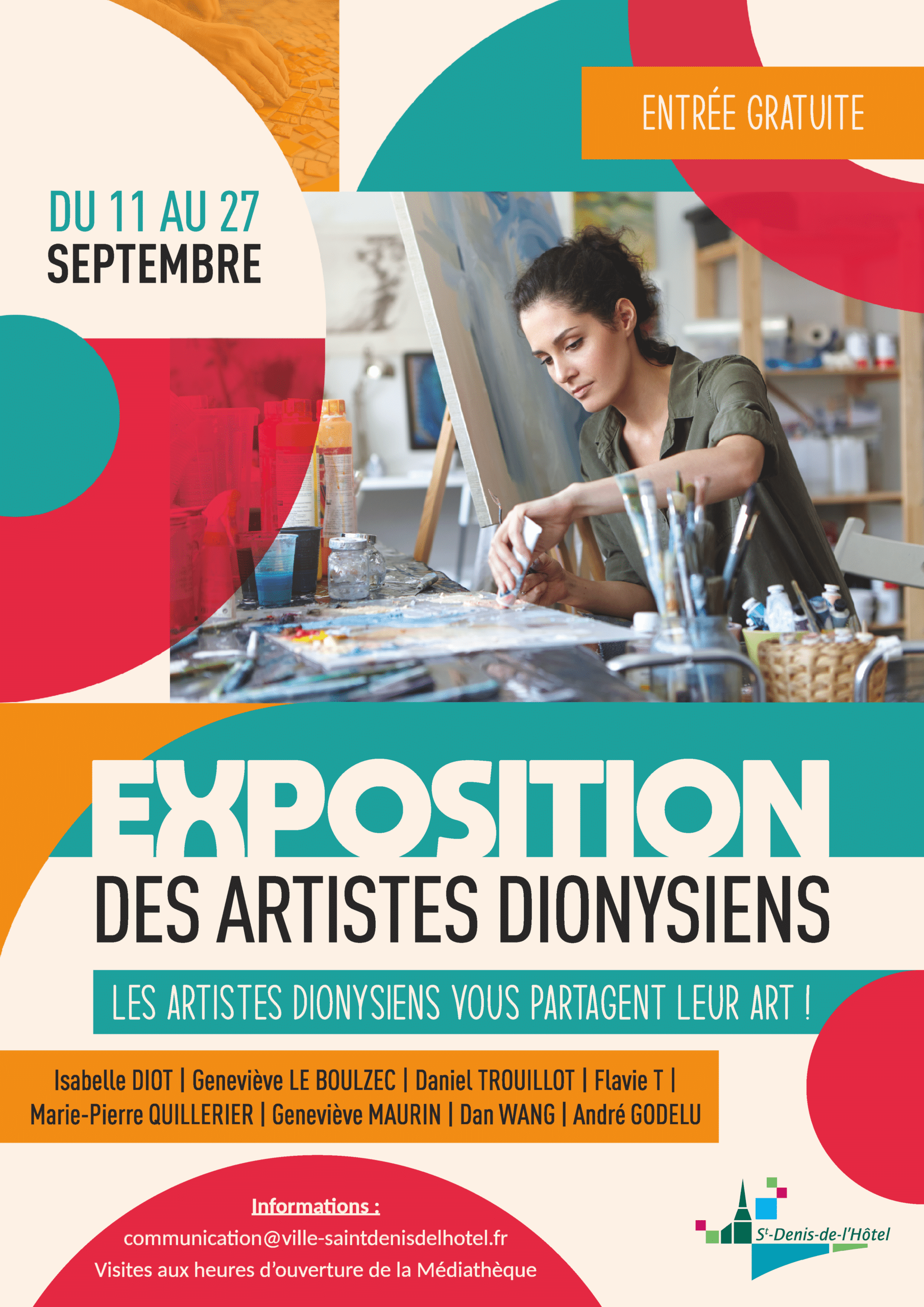 Affiche Exposition des Dionysiens septembre 2026