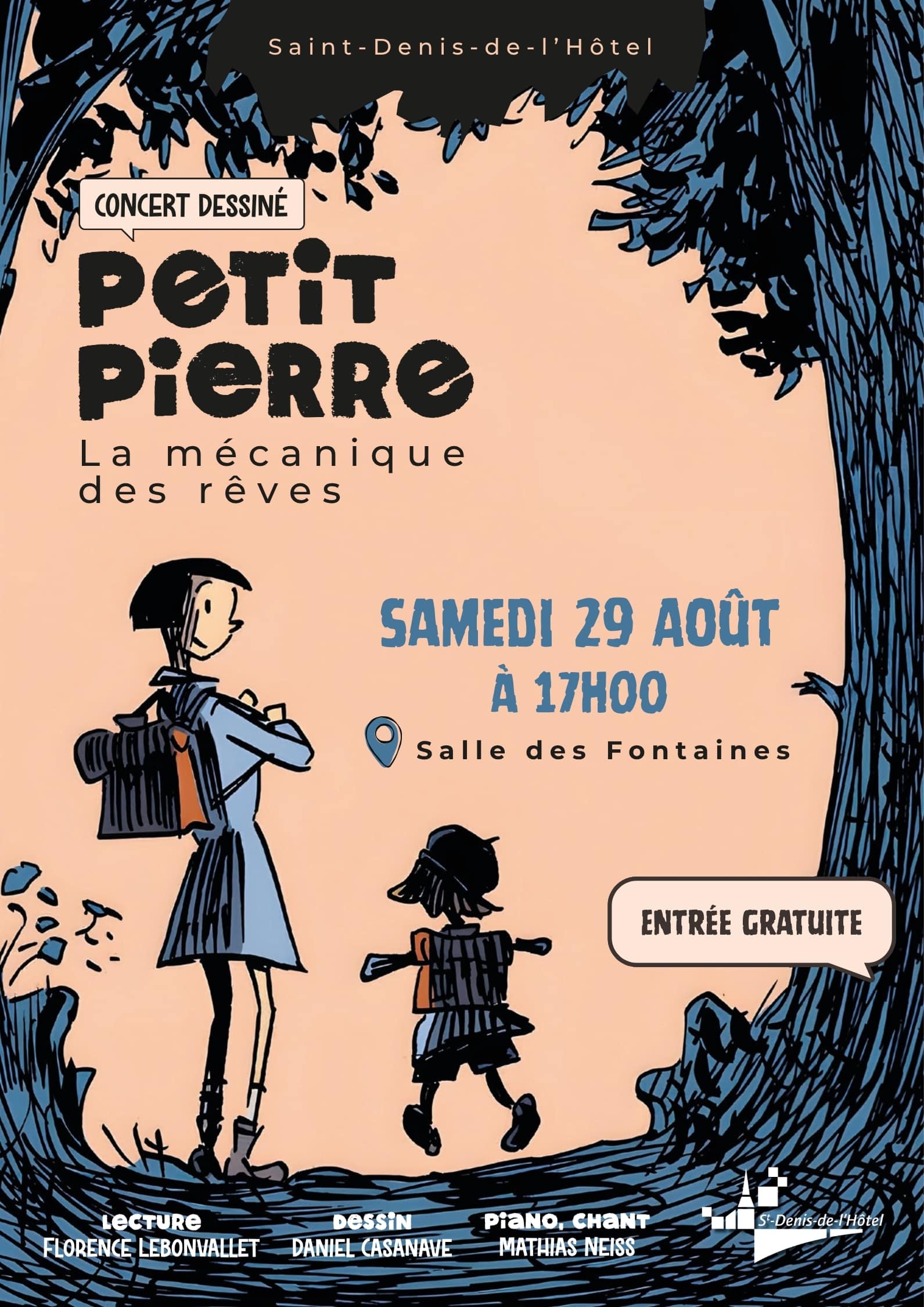 Affiche Spectacle Petit Pierre 29 Août