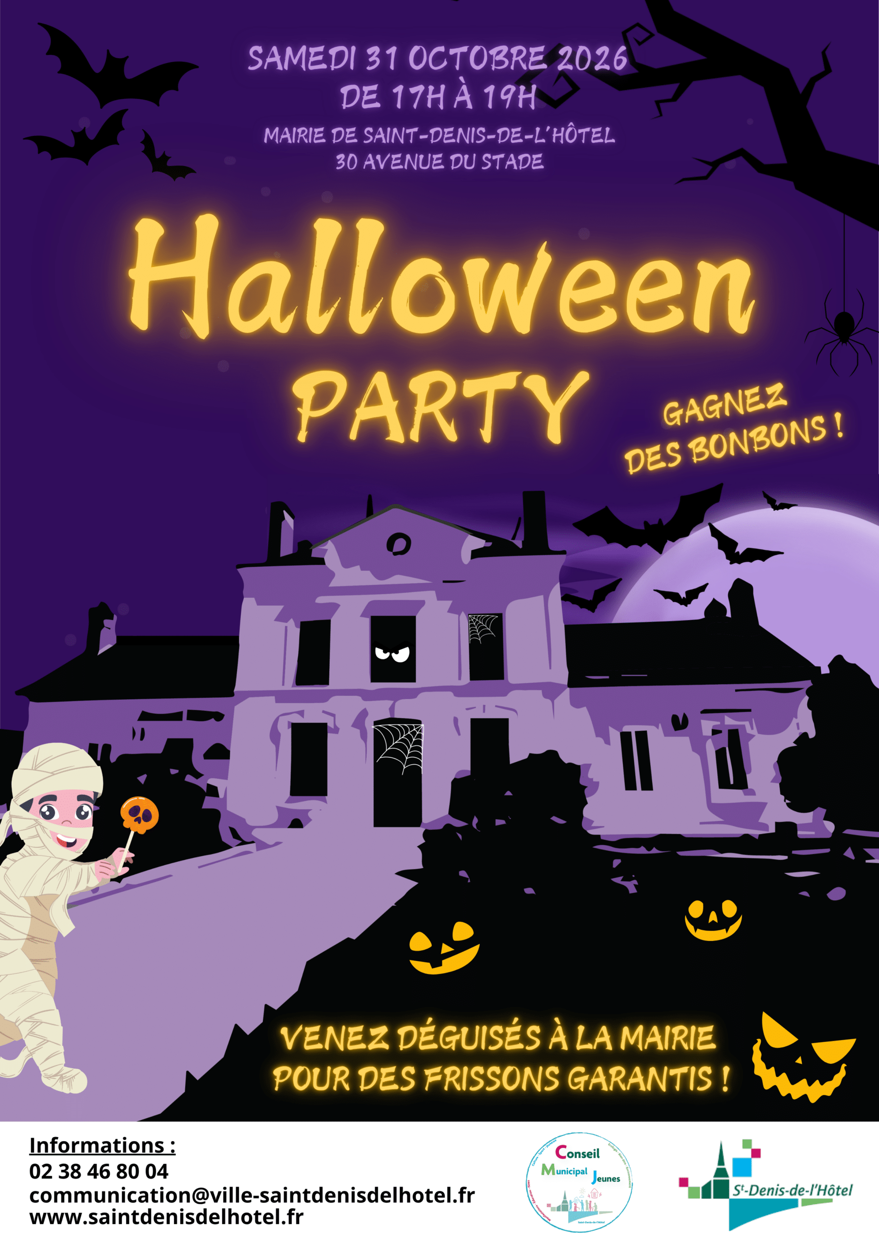 Affiche Halloween Party 2026
