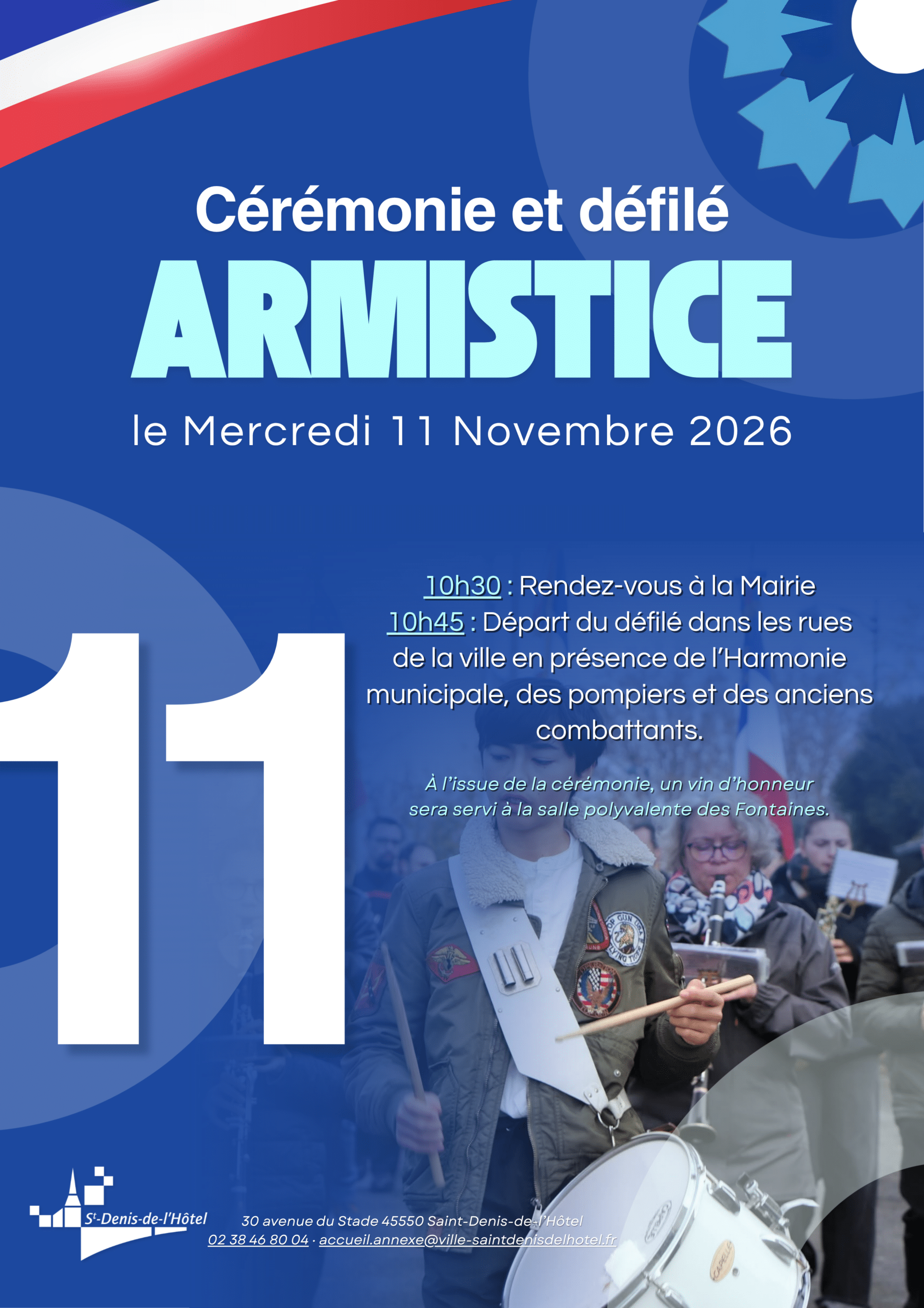 Affiche commémoration ou inauguration